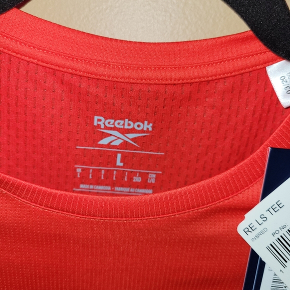 REEBOK -Running Essentials Long Sleeve Shirt Size Large - Picture 10 of 13